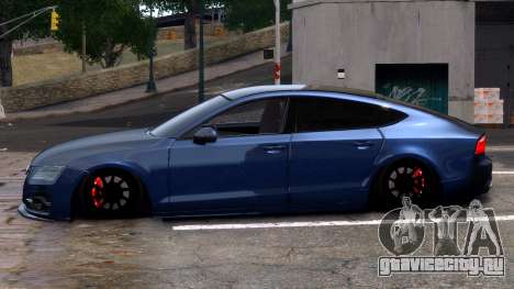 Audi A7 Blue для GTA 4