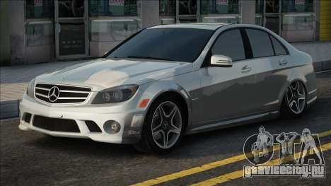 Mercedes-Benz C 63 AMG White для GTA San Andreas