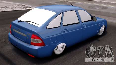 Lada Priora Hetchbek Blue для GTA 4