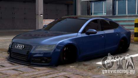 Audi A7 Blue для GTA 4