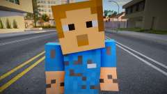 Minecraft Ped Dwayne для GTA San Andreas