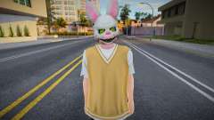 Skin With Rabbit Mask для GTA San Andreas