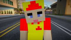 Minecraft Ped Wmypizz для GTA San Andreas