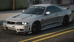 Nissan Skyline GT-R R33 [Silver] для GTA San Andreas