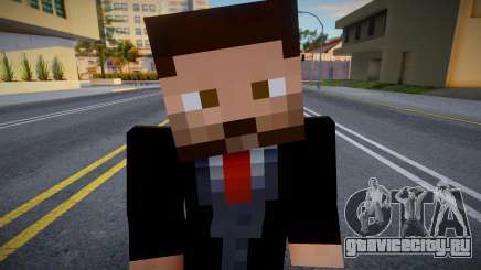 Minecraft Ped Mafboss для GTA San Andreas