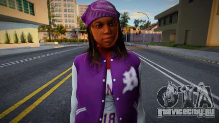 Ballas Girl GTA 5 Style для GTA San Andreas