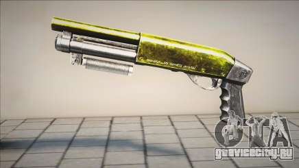 Gold - Green Chromegun для GTA San Andreas
