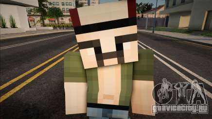 Minecraft Ped Swmotr для GTA San Andreas