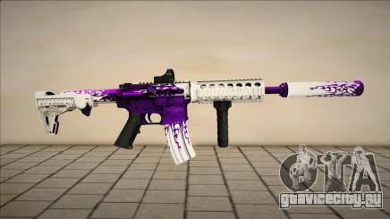 Purple M4 [v1] для GTA San Andreas