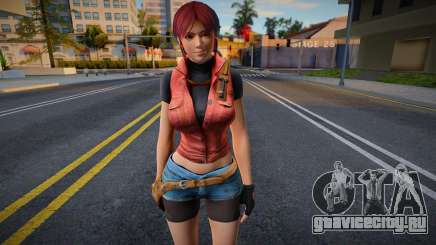 DOA Hitomi [Claire Redfield Cosplay] для GTA San Andreas