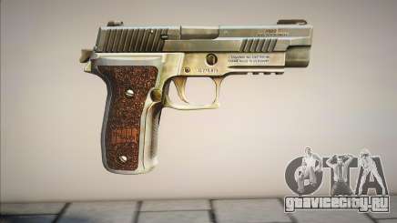 Gold - Green Desert Eagle для GTA San Andreas