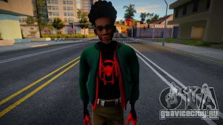 Miles Morales Hoodie Suit ( ITVS ) для GTA San Andreas