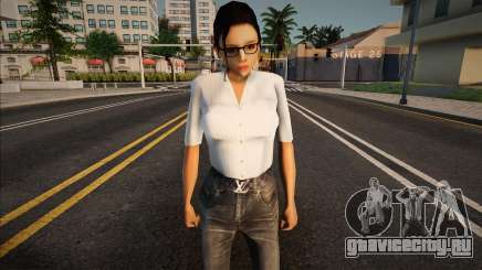 Alissa Nottingham Aqua Outfit для GTA San Andreas