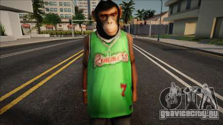 Grove Street Families - Monkey (FAM3) для GTA San Andreas
