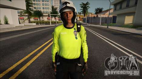 Sahin Motorize Trafik Timleri Kasklı Skin для GTA San Andreas