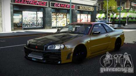 Nissan Skyline R34 GSR для GTA 4