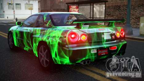 Nissan Skyline R34 PNZ S3 для GTA 4