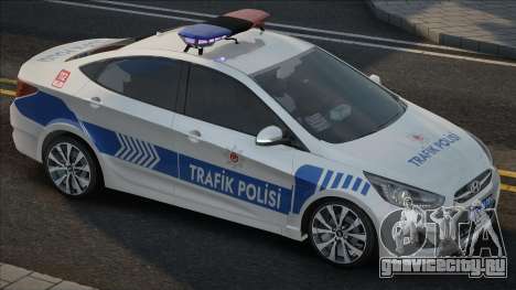 Hyundai Accent Blue Trafik Polis для GTA San Andreas