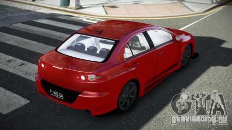 Mitsubishi Lancer Evo X HZR для GTA 4