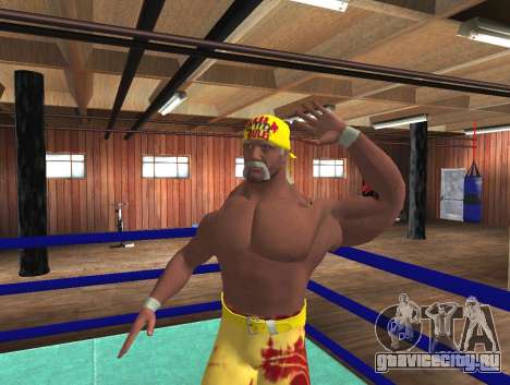 Hollywood Hulk Hogan Yellow Bandana 2002 для GTA San Andreas