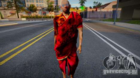 Monje Tibetano Version 2 Tunica Sangrando o muer для GTA San Andreas