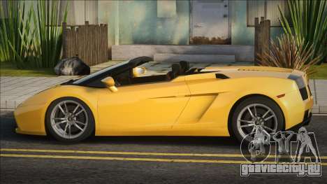 Lamborghini Gallardo Cab для GTA San Andreas