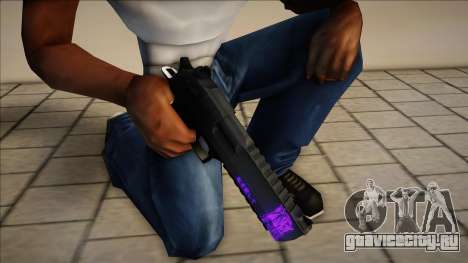 Purple and Black Deagle для GTA San Andreas