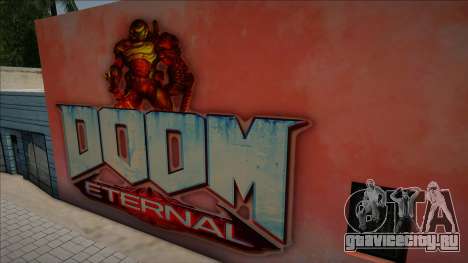 DOOM Eternal Mural для GTA San Andreas