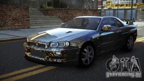 Nissan Skyline R34 PNZ S10 для GTA 4