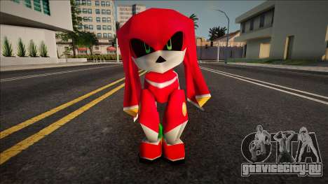 Sonic R Skin - Metal Knuckles для GTA San Andreas