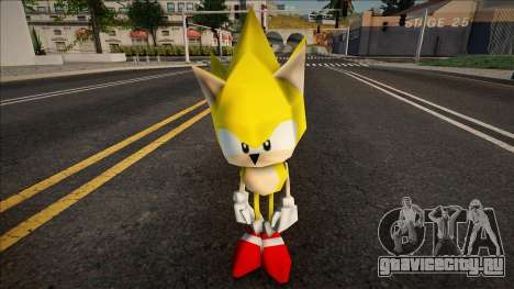 Sonic R Skin - Super Sonic для GTA San Andreas