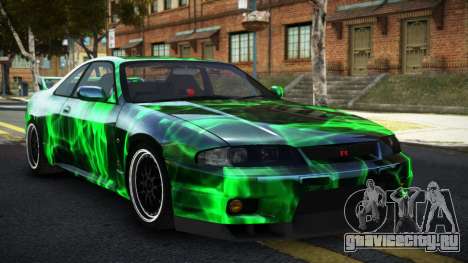 Nissan Skyline R33 LT-R S1 для GTA 4