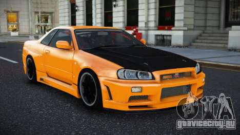 Nissan Skyline R34 GT-R FT для GTA 4