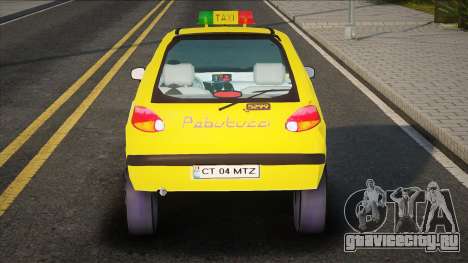 Daewoo Matiz Taxi Yellow для GTA San Andreas