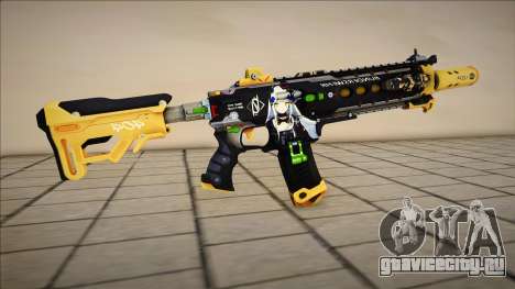 Gilded Glitter HK416 для GTA San Andreas