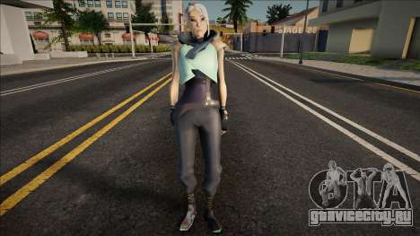 Jett Valorant для GTA San Andreas