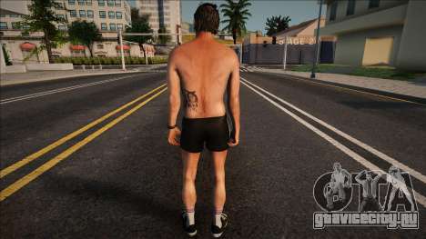 GTA V Trevor Shirtless Adidas Shorts для GTA San Andreas