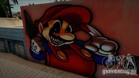 Mural Super Horror Mario для GTA San Andreas