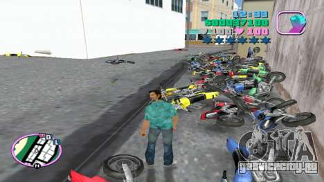 Bikes Throw для GTA Vice City