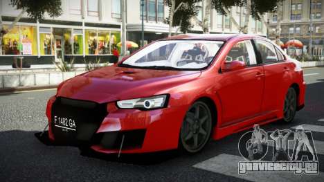 Mitsubishi Lancer Evo X HZR для GTA 4