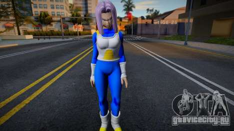 Trunks Del Futuro Mujer для GTA San Andreas