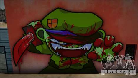 Mural Fliqpy Bloody для GTA San Andreas