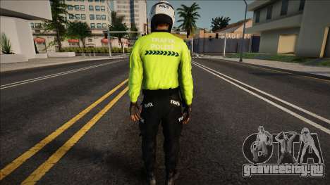 Sahin Motorize Trafik Timleri Kasklı Skin для GTA San Andreas