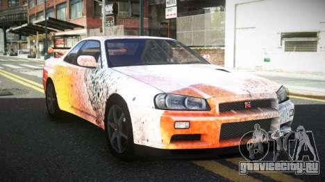 Nissan Skyline R34 PNZ S9 для GTA 4