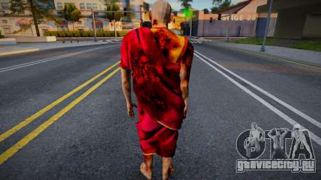 Monje Tibetano Version 2 Tunica Sangrando o muer для GTA San Andreas