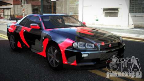 Nissan Skyline R34 PNZ S7 для GTA 4