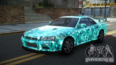 Nissan Skyline R34 PNZ S11 для GTA 4