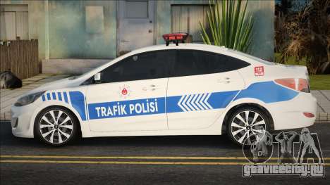 Hyundai Accent Blue Trafik Polis для GTA San Andreas