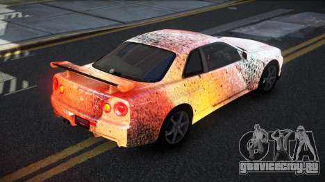 Nissan Skyline R34 PNZ S9 для GTA 4