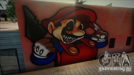 Mural Super Horror Mario для GTA San Andreas